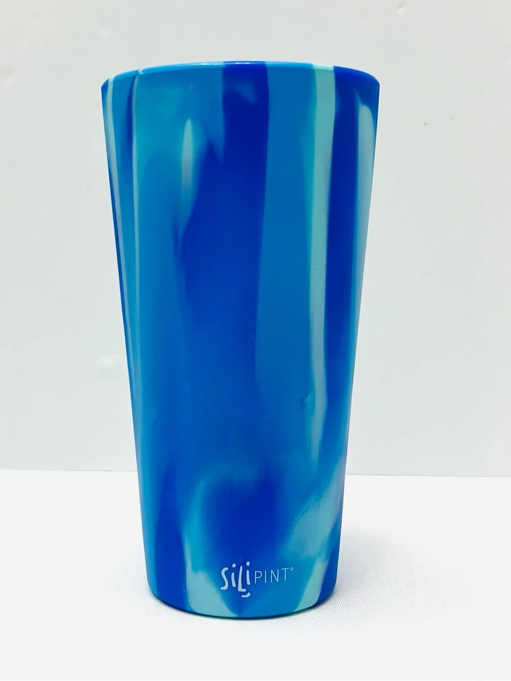 Lulu's Teal and Blue Insulated Tumbler with Logo